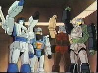 Highbrow, Brainstorm, Chromedome, and Hardhead